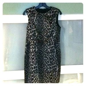 Cheetah print Nanette Lepore cocktail dress